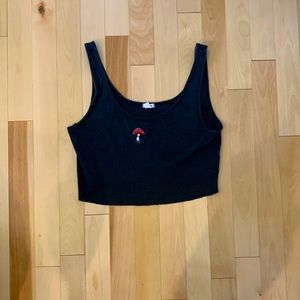 Cropped Mushroom Tank Top